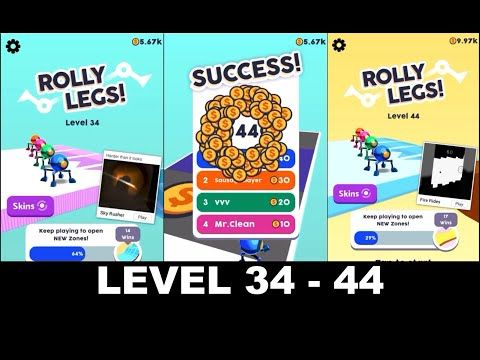 Video guide by JRGame: Rolly Legs Level 34 #rollylegs