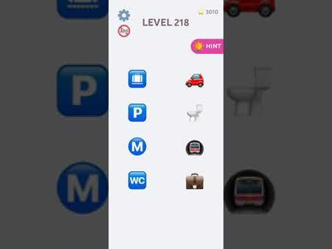 Video guide by Gaming 99: Emoji Puzzle! Level 218 #emojipuzzle