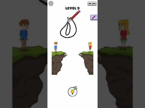 Video guide by Chaker Gamer: Draw a Line: Tricky Brain Test Level 9 #drawaline