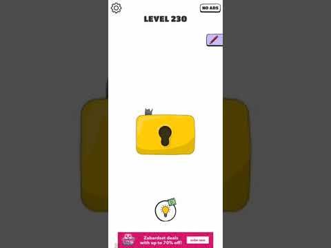 Video guide by Chaker Gamer: Draw a Line: Tricky Brain Test Level 230 #drawaline
