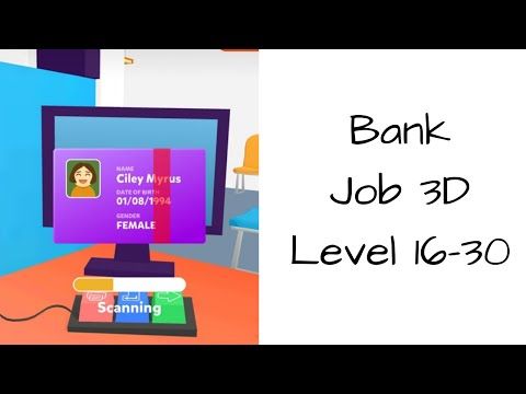 Video guide by Bigundes World: Bank Job 3D Level 16-30 #bankjob3d