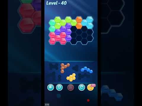Video guide by ETPC EPIC TIME PASS CHANNEL: Block! Hexa Puzzle  - Level 40 #blockhexapuzzle