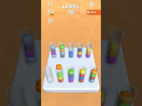 Video guide by HRAX Gaming: Sort It 3D Level 70 #sortit3d