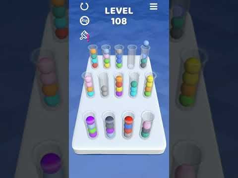 Video guide by HRAX Gaming: Sort It 3D Level 108 #sortit3d