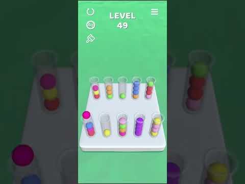 Video guide by Mobile games: Sort It 3D Level 49 #sortit3d