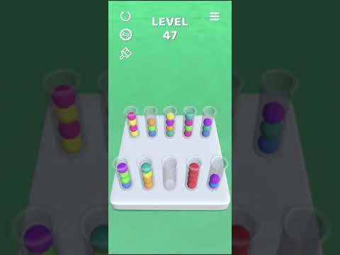 Video guide by Mobile games: Sort It 3D Level 47 #sortit3d