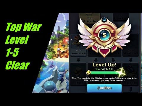Video guide by CrazyGamer: Top War: Battle Game Level 1-5 #topwarbattle