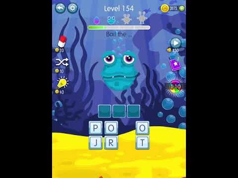 Video guide by Scary Talking Head: Word Monsters Level 154 #wordmonsters