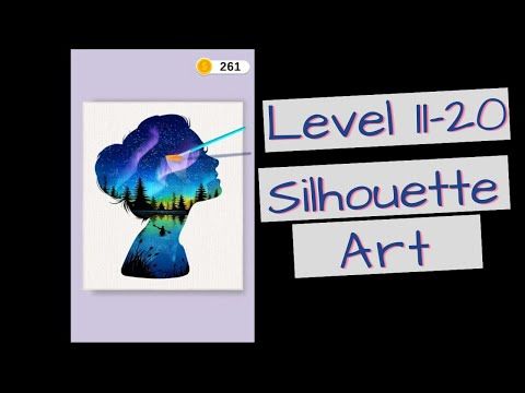 Video guide by Bigundes World: Silhouette Art Level 11-20 #silhouetteart