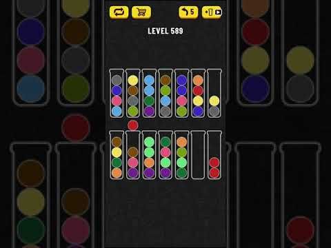 Video guide by Mobile games: Ball Sort Puzzle Level 589 #ballsortpuzzle
