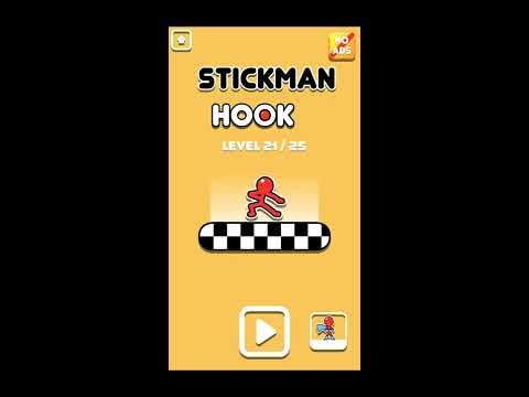 Video guide by Einfach Funny: Stickman Hook Level 21-40 #stickmanhook
