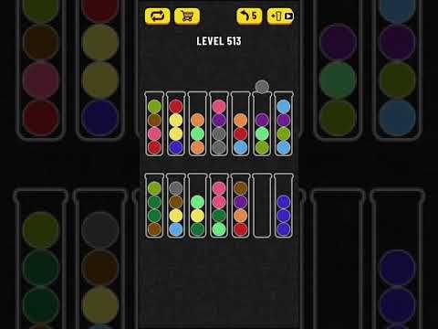 Video guide by Mobile games: Ball Sort Puzzle Level 513 #ballsortpuzzle