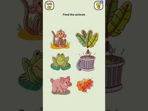 Video guide by Brain Games solutions: Feed the animals Level 57 #feedtheanimals