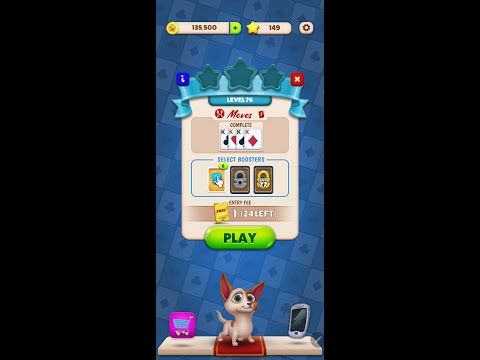 Video guide by Android Games: Solitaire Pets Adventure Level 76 #solitairepetsadventure