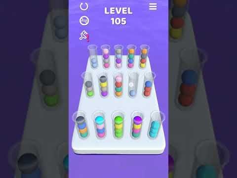 Video guide by HRAX Gaming: Sort It 3D Level 105 #sortit3d