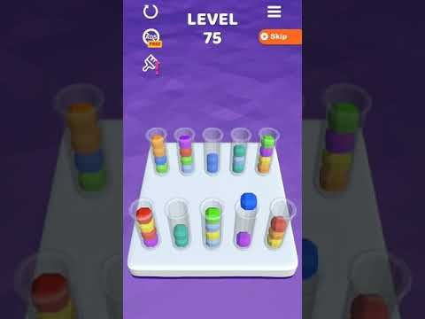 Video guide by HRAX Gaming: Sort It 3D Level 75 #sortit3d