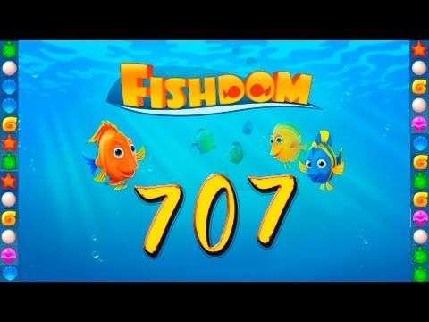 Video guide by GoldCatGame: Fishdom: Deep Dive Level 707 #fishdomdeepdive