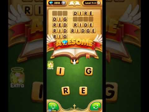 Video guide by ETPC EPIC TIME PASS CHANNEL: Bible Word Puzzle Chapter 11 - Level 3 #biblewordpuzzle