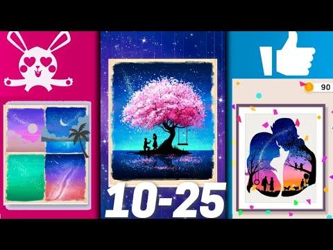 Video guide by HOTGAMES: Silhouette Art Level 12-25 #silhouetteart