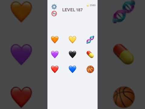 Video guide by Gaming 99: Emoji Puzzle! Level 187 #emojipuzzle