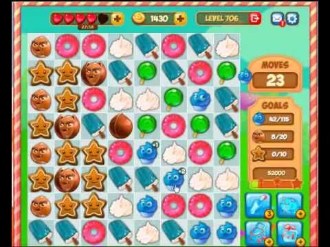 Video guide by Gamopolis: Candy Valley Level 706 #candyvalley