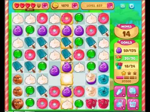 Video guide by Gamopolis: Candy Valley Level 827 #candyvalley