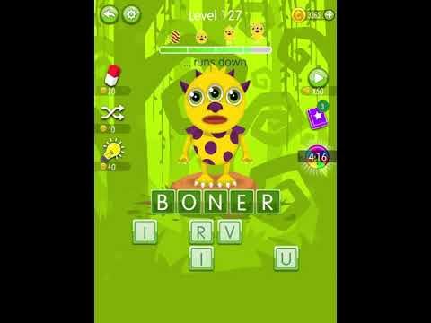 Video guide by Scary Talking Head: Word Monsters Level 127 #wordmonsters
