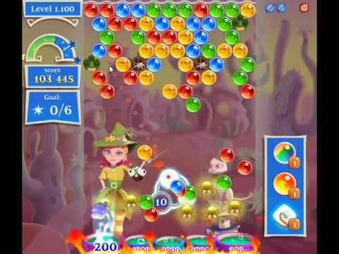 Video guide by skillgaming: Bubble Witch Saga 2 Level 1100 #bubblewitchsaga