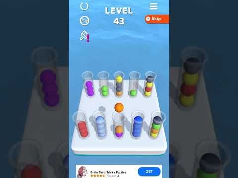 Video guide by Perry's games: Sort It 3D Level 43 #sortit3d