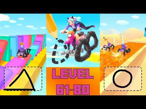 Video guide by Tap Touch: Scribble Rider Level 61-80 #scribblerider