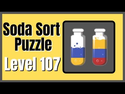 Video guide by HelpingHand: Soda Sort Puzzle Level 107 #sodasortpuzzle