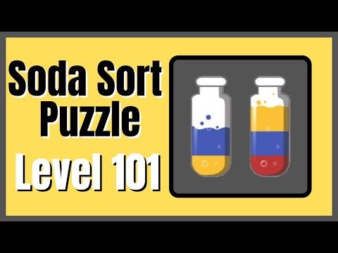 Video guide by HelpingHand: Soda Sort Puzzle Level 101 #sodasortpuzzle