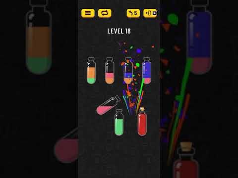 Video guide by MiniBoss: Soda Sort Puzzle Level 18 #sodasortpuzzle