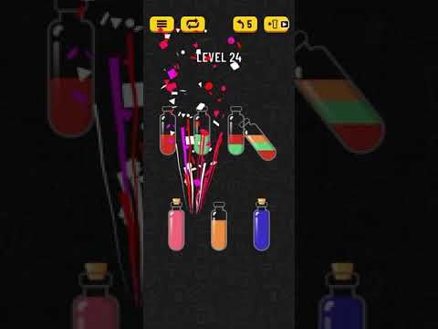 Video guide by MiniBoss: Soda Sort Puzzle Level 24 #sodasortpuzzle