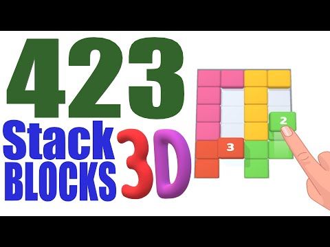Video guide by Cat Shabo: Stack Blocks 3D Level 423 #stackblocks3d
