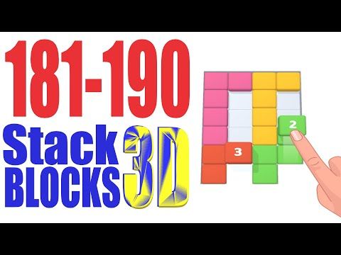 Video guide by Cat Shabo: Stack Blocks 3D Level 181 #stackblocks3d