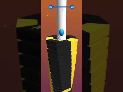 Video guide by apple gamer: Happy Stack Ball Level 22 #happystackball