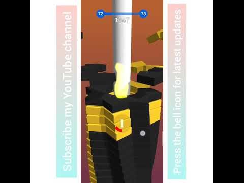 Video guide by apple gamer: Happy Stack Ball Level 72 #happystackball