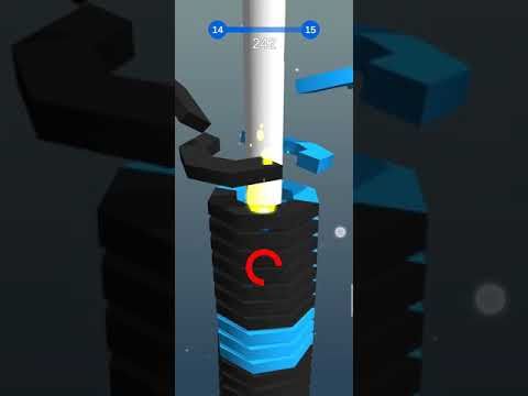 Video guide by apple gamer: Happy Stack Ball Level 14 #happystackball