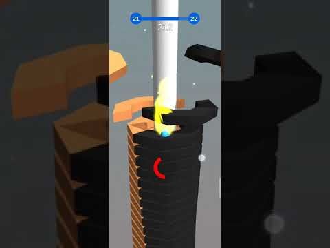 Video guide by apple gamer: Happy Stack Ball Level 21 #happystackball