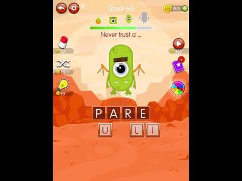 Video guide by Scary Talking Head: Word Monsters Level 60 #wordmonsters