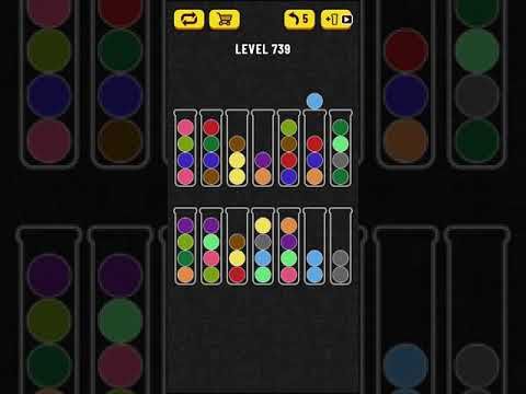 Video guide by Mobile games: Ball Sort Puzzle Level 739 #ballsortpuzzle
