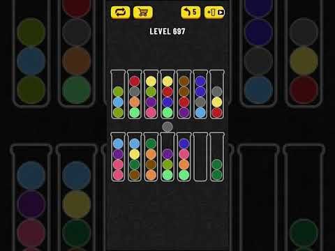 Video guide by Mobile games: Ball Sort Puzzle Level 697 #ballsortpuzzle