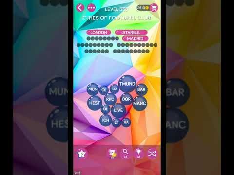 Video guide by ETPC EPIC TIME PASS CHANNEL: Word Pearls Level 535 #wordpearls