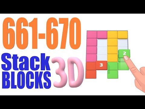 Video guide by Cat Shabo: Stack Blocks 3D Level 661 #stackblocks3d
