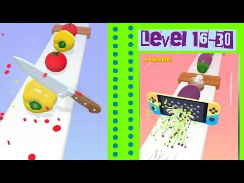 Video guide by Momicin Games: Slices Level 16-30 #slices