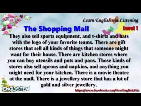 Video guide by English Listening: Shopping Mall Level 1 #shoppingmall
