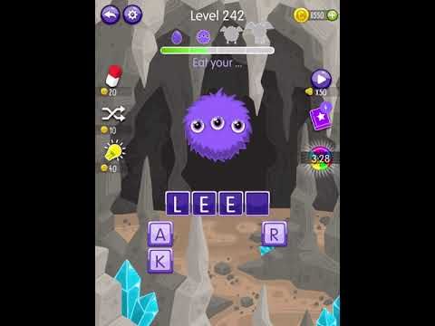 Video guide by Scary Talking Head: Word Monsters Level 242 #wordmonsters