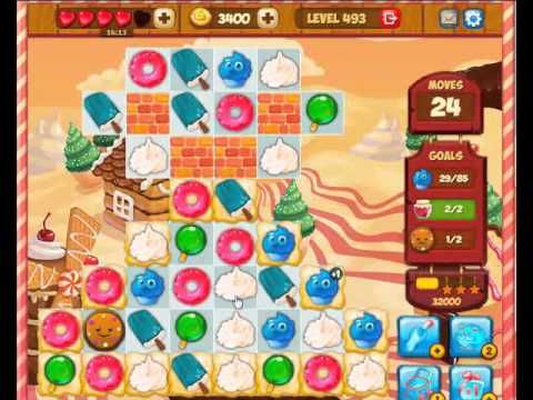 Video guide by Gamopolis: Candy Valley Level 493 #candyvalley