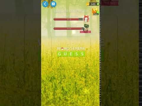 Video guide by RebelYelliex: Word Serene Guess Level 88 #wordsereneguess